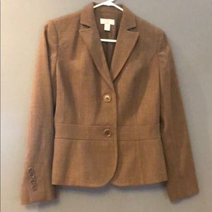 Ann Taylor Caramel, Fitted Suit Jacket/Blazer